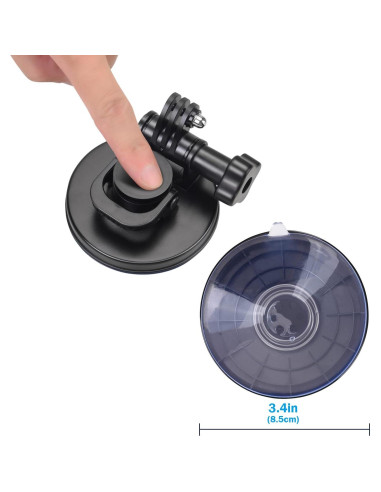 Soporte de Ventosa Suptig para GoPro Hero 13/12/11/10/9/8