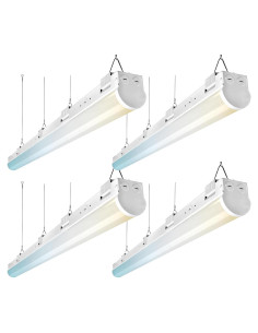 Luz LED Lineal OSTEK 4FT 24W/32W/40W Dimmable 3CCT