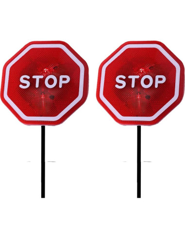 OCESTORE Asistente de Estacionamiento LED Parpadeante 2 Paquete