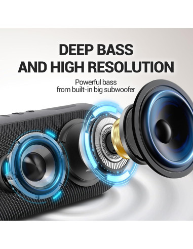 Altavoz Bluetooth SOWO Surgeboom 3 IP67 Portátil 12h