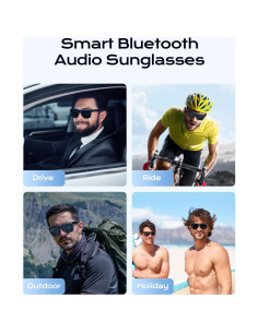 Gafas de Sol Inteligentes XO con Bluetooth y UV400 - Negro 2