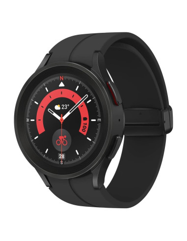 Reloj Inteligente Samsung Galaxy Watch 5 Pro 45mm - Titanio, GPS, Frecuencia Cardíaca