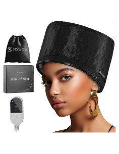 Gorro Térmico para Cabello SISWOW - Acondicionador Profundo Negro