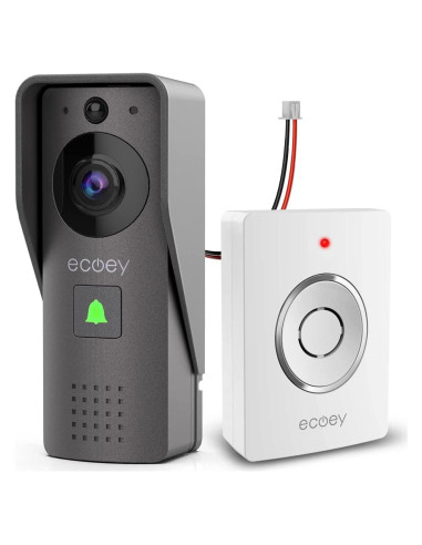 Cámara Timbre Video Ecoey GW1003 1080P Wi-Fi Audio Bidireccional