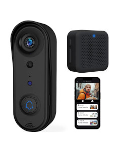 Cámara de Timbre de Video Inalámbrico Eaula Videns 1080p HD