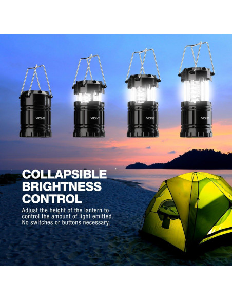 Linterna LED Plegable Vont VNT-CL03 30 LEDs 140 Lúmenes Linterna LED Plegable Vont VNT-CL03 30 LEDs 140 Lúmenes