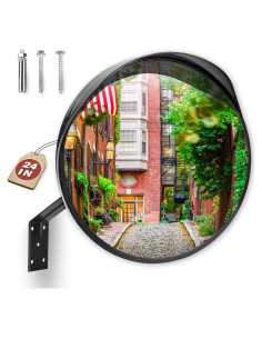 Espejo Convexo Irrompible 60 cm Genérico Ajustable Seguridad