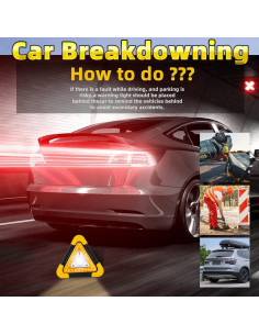 Triángulo Reflectante LED de Emergencia OUYOO - 30W IP65 2