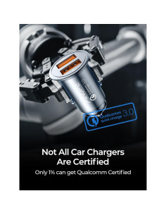 Cargador de coche USB AINOPE 45W QC3.0 Doble Puerto Rápido 2