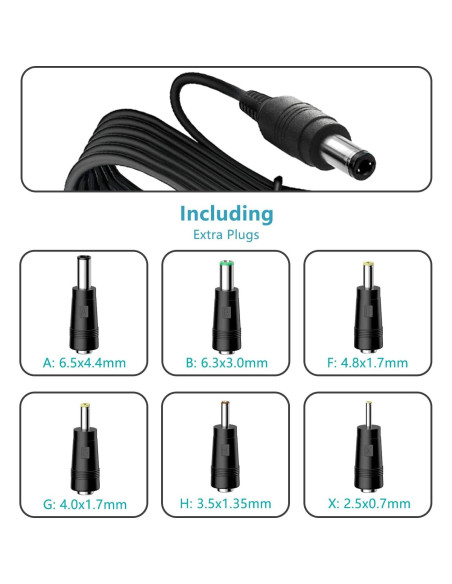 Adaptador de Cargador 15V 1A ycwwzzh para Iniciadores de Batería