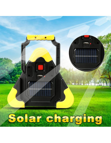 Triángulo Reflectante LED de Emergencia OUYOO - 30W IP65