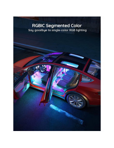 Luces LED Govee H7090 para Auto, RGBIC, Control APP, 30 Modos 2