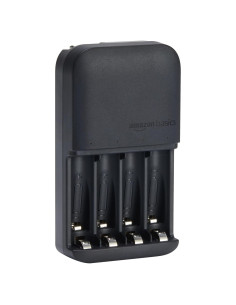Cargador de Baterías Amazon Basics 4-Bay AA AAA NiMH