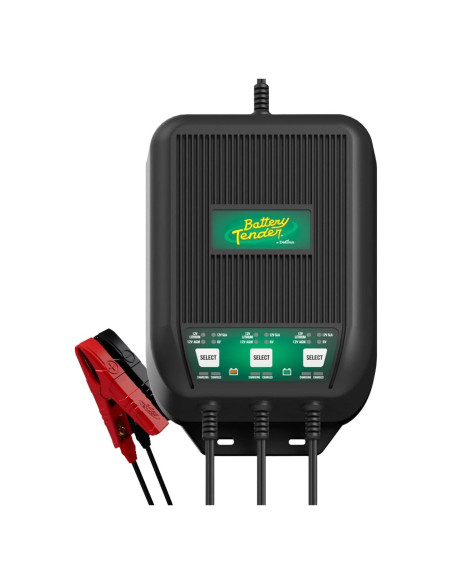 Cargador de Baterías Battery Tender 3 Bancos 9 AMP 12V/6V Cargador de Baterías Battery Tender 3 Bancos 9 AMP 12V/6V