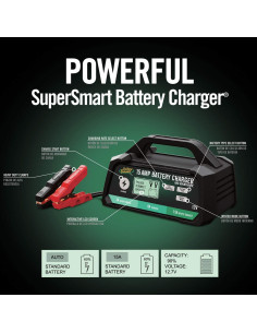 Cargador Battery Tender 15 AMP 12V Pantalla LCD AGM Gel 2