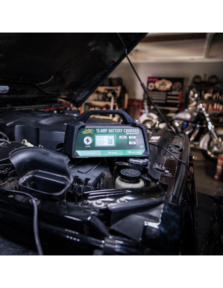 Cargador Battery Tender 15 AMP 12V Pantalla LCD AGM Gel Cargador Battery Tender 15 AMP 12V Pantalla LCD AGM Gel