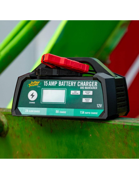 Cargador Battery Tender 15 AMP 12V Pantalla LCD AGM Gel Cargador Battery Tender 15 AMP 12V Pantalla LCD AGM Gel