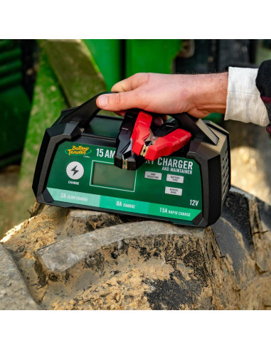 Cargador Battery Tender 15 AMP 12V Pantalla LCD AGM Gel