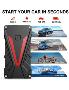 Arrancador de Batería 3500A BuTure BR300 13800mAh Carga Rápida 2