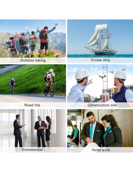 Walkie Talkies NXGKET Recargables 6 Paquete 22 Canales Walkie Talkies NXGKET Recargables 6 Paquete 22 Canales