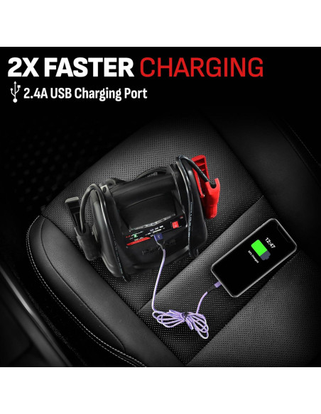 Arrancador de Salto Schumacher SL1562 1200A 12V 4-en-1