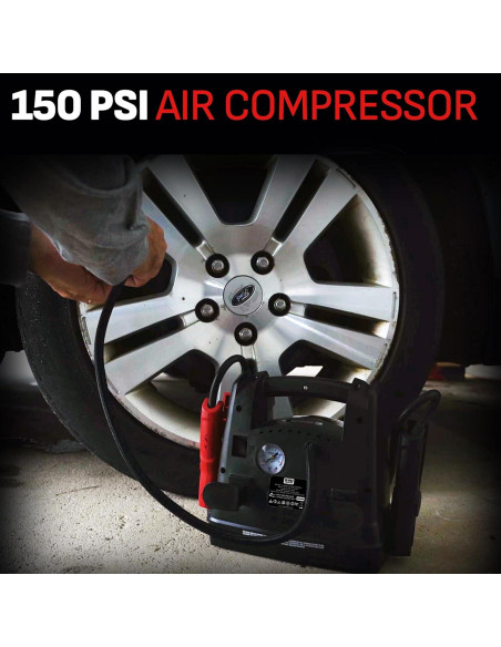 Arrancador de Salto Schumacher SL1562 1200A 12V 4-en-1