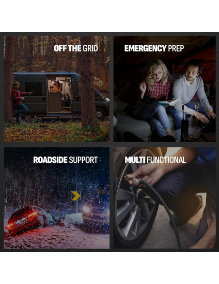 Arrancador de Salto Schumacher SL1562 1200A 12V 4-en-1