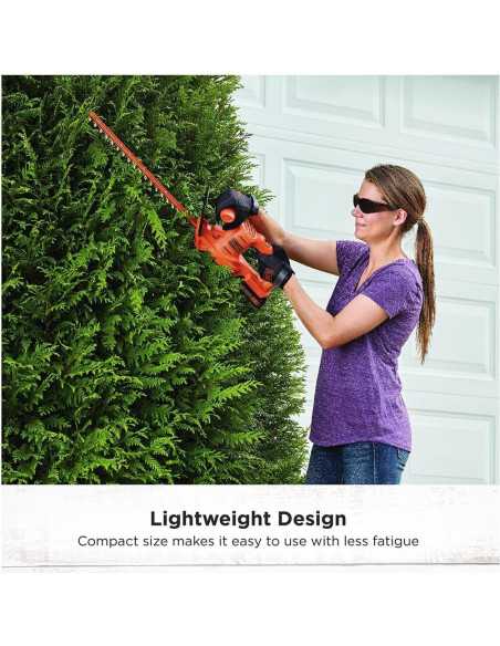 Cortadora de Setos Inalámbrica BLACK+DECKER 20V MAX 45.72 cm