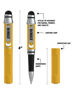 Bolígrafo Estilógrafo DEWALT 3 en 1 Táctil para iPad 2