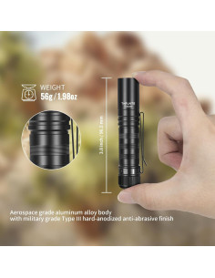 Linterna EDC ThruNite 659 Lúmenes Recargable Mini 9.62 cm 2