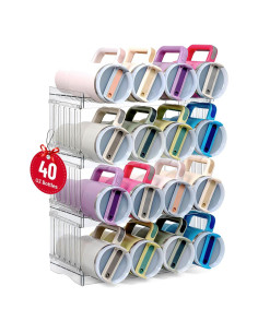 Organizador de Botellas Bobomoment 16 Tazas 40 oz Apilable