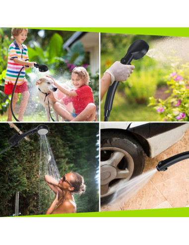 Ducha Portátil Spopal USBCS1 6000mAh 4 Modos Camping