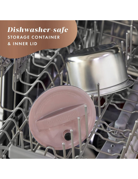 Caja de Almuerzo Eléctrica Crock-Pot 20 oz Rosa Blush Caja de Almuerzo Eléctrica Crock-Pot 20 oz Rosa Blush