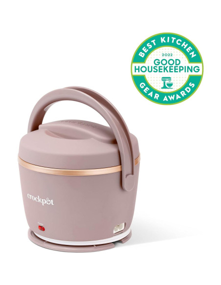 Caja de Almuerzo Eléctrica Crock-Pot 20 oz Rosa Blush Caja de Almuerzo Eléctrica Crock-Pot 20 oz Rosa Blush