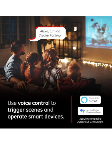 Interruptor Inteligente Enbrighten Zigbee Doble Salida Blanco