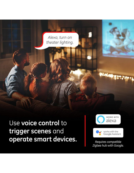 Interruptor Inteligente Enbrighten Zigbee Doble Salida Blanco