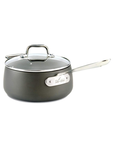 Cacerola All-Clad HA1 Antiadherente 3.3L Negra Apta Horno