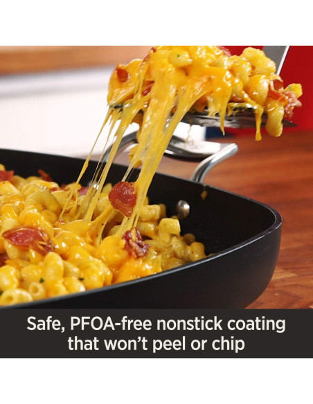 Cacerola All-Clad HA1 Antiadherente 3.3L Negra Apta Horno