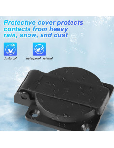 Salida AC Flangeada MEIRIYFA NEMA 5-20R 20A 125V Impermeable 2