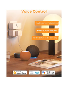 Enchufe Inteligente Refoss WiFi 15A Control Remoto Paquete de 2 2