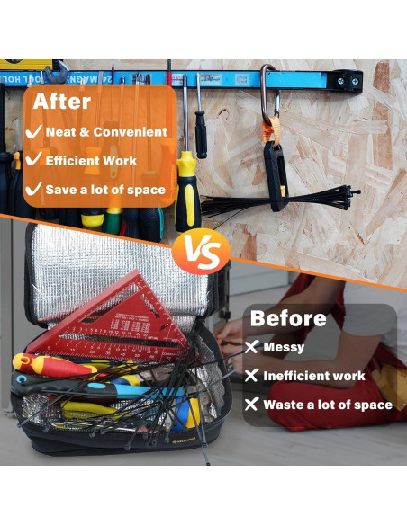 Soporte para Bridas MELOTOUGH 3 Piezas Reutilizable Negro Soporte para Bridas MELOTOUGH 3 Piezas Reutilizable Negro