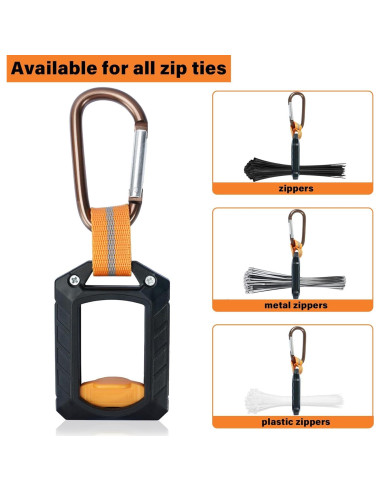 Soporte para Bridas MELOTOUGH 3 Piezas Reutilizable Negro