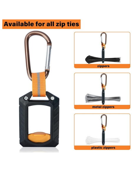 Soporte para Bridas MELOTOUGH 3 Piezas Reutilizable Negro Soporte para Bridas MELOTOUGH 3 Piezas Reutilizable Negro