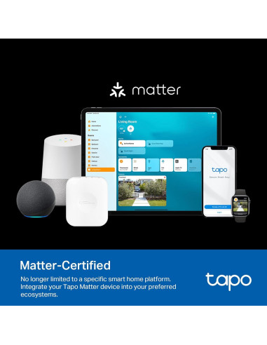 Enchufe Inteligente Exterior Tapo P400M IP65 2 Salidas Wi-Fi