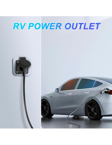 Salida AC Flangeada MEIRIYFA NEMA 5-20R 20A 125V Impermeable