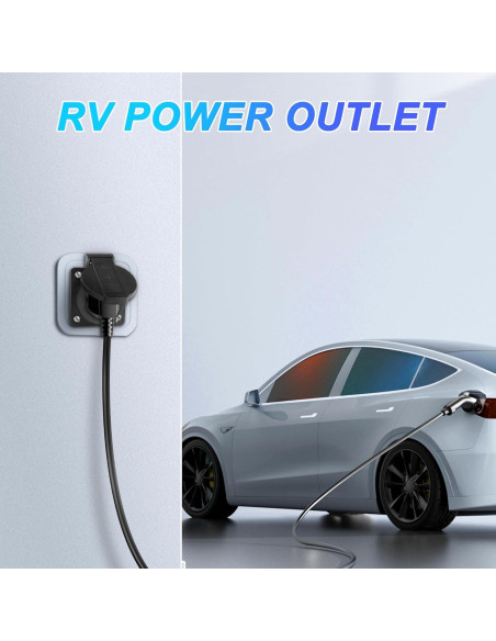 Salida AC Flangeada MEIRIYFA NEMA 5-20R 20A 125V Impermeable