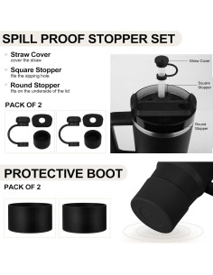 Juego de Accesorios HYZ para Tazas Stanley H2.0 8 Piezas 2