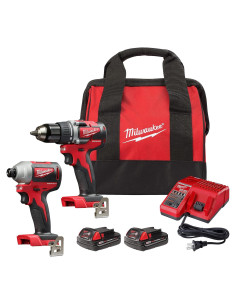 Kit Milwaukee M18 Compacto Sin Escobillas 2 Herramientas