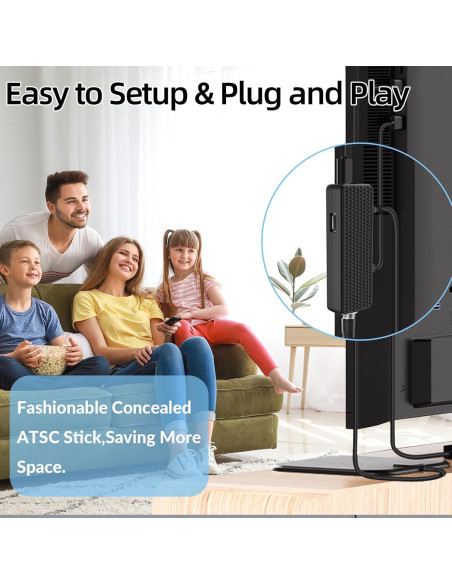 Caja Convertidora Digital ZJBOX 2024 ATSC 1080P HDMI USB