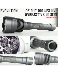 Linterna UV Profesional uvBeast V3 385-395nm - Alta Potencia 2